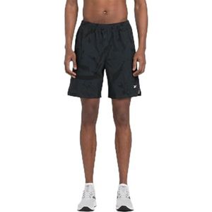 Reebok Strength AOP Short Zwart, Zwart, M