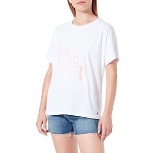 bugatti T-shirt voor dames, wit, XS