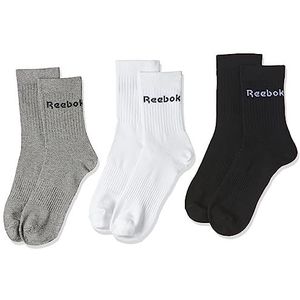 Reebok Heren Act Core Mid Crew Sock 3p Sokken, M ( 40-42 EU )