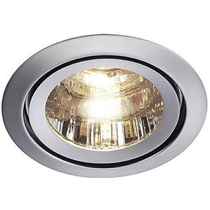 SLV Luzo Ii Downlight, Rond, MR16, Maximaal 50 W, chroom mat 113317