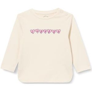 s.Oliver T-shirt voor meisjes met lange mouwen, wit, 74 cm