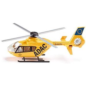 siku 2539, Rescue Helicopter, 1:55, Metal/Plastic, Yellow, Rotating rotors