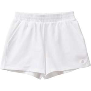 United Colors of Benetton Shorts voor meisjes en meisjes, Wit, 170 cm