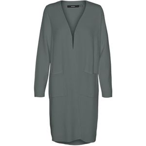 VERO MODA Vmsaba Ls Pocket Coatigan Ga Noos gebreide jas voor dames, Balsemgroen, XL