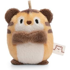 NICI 61261 Tiggy Knuffeldier, 5 cm, beige, van zacht pluche, schattig pluche dier om te knuffelen en te spelen, voor kinderen en volwassenen, leuk cadeau-idee