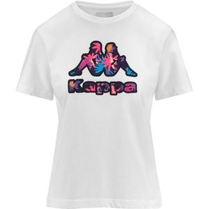 Kappa - Fujica - T-shirt - Wit - Korte Mouwen