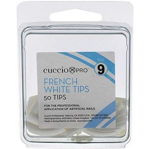 Cuccio Pro - French White Tips - 9 - voor Dames - Acryl Nagels - 50 stuks