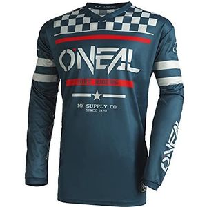 Oneal Element Ride Motocross Jersey, Petrol/grijs, XL