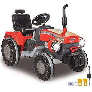 Ride-on tracteur Power Drag rouge 12V