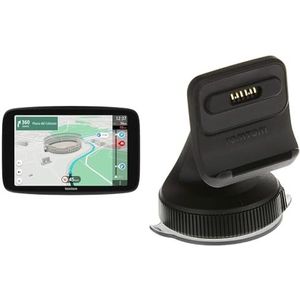 TomTom Autonavigatie GO Superior (7 Inch Met Traffic) & Click-and-Drive Actieve Houder Met Autolader