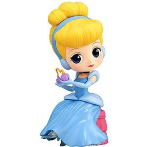 Banpresto - Qposket - Disney Princesses - Assepoester - Actiefiguur om te verzamelen Assepoester 12 cm - 85079