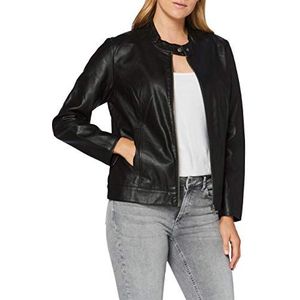 ONLY Carmakoma Carrobber Faux Leather Jacket Noos Leren jas voor dames, zwart, 48