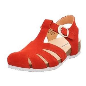 Think! dames JULIA chromfrei gegerbte nachhaltige Sandale, FIRE 5000