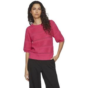 Vidazy Boatneck 2/4 Knit Top/TES, cabaret, L