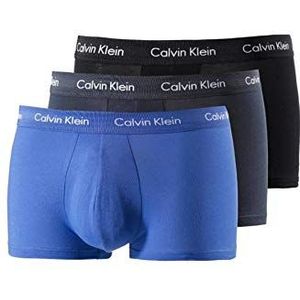 Calvin Klein heren Boxer Briefs 3p kofferbak, Blauw (Black/Blueshadow/Cobaltwater Dtm Wb 4ku), M