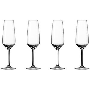 vivo|Villeroy & Boch Group Voice Basic Glas Set van 4 Champagne fluiten, kristalglas