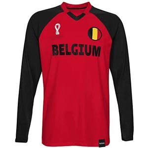 FIFA t shirt heren, Rood/Zwart, S