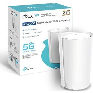 TP-Link - Deco X55 - WiFi 6 Router - Wit - Mesh Technologie