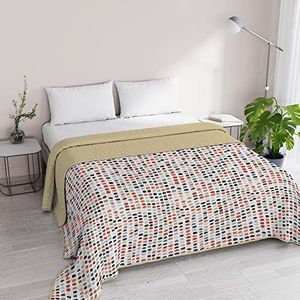 Italian Bed Linen Zomer quilt FANTASY, Microvezel, Dubbel 260x270cm, Sketch