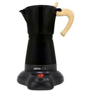 JOCCA - Koffiezetapparaat voor 6 kopjes, 300 ml, 480 W, koffie in 7 minuten, 360° draaibare sokkel, afneembaar filter, transparant deksel