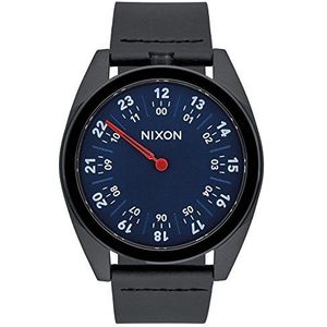 Nixon Unisex analoog kwarts horloge met lederen armband A9262315