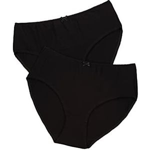 Ulla Popken Boxershorts voor dames, Zwart (Schwarz 10), 50
