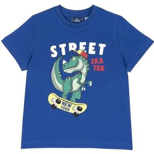 Chicco T-Shirt Met Korte Mouwen jongens, Blauw, 8A, Design in Italië