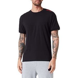 HUGO Heren Labelled Loungewear_T_Shirt, Black2, XL, zwart 2, XL