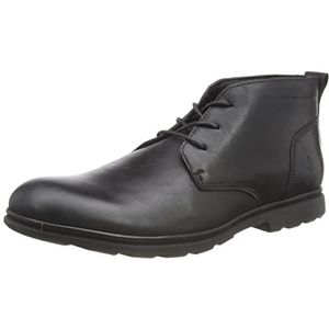 Hush Puppies Tyson Chukka laarzen voor heren, Zwart, 38.5 EU