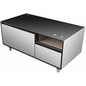 BestMatic Multimedia Audio Koeltafel - Bluetooth - Koelkastlade - Vrieslade - Verlichting - 82 liter