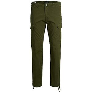 JACK & JONES Jjikane Jjcross Sa Olive Jeans voor heren, groen (olive night), 28W x 32L