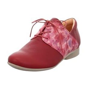 Think! dames GUAD2 chromfrei gegerbte nachhaltige Halbschuhe, ROSSO/KOMBI 5010