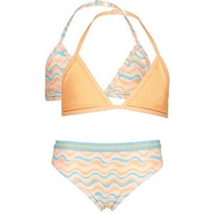 Vingino Girls's ZIMMALY bikini set, licht neon oranje, 10, lichtneon oranje, 140 cm
