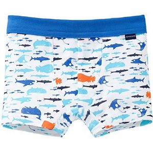 Schiesser Hip Shorts boxershorts voor jongens, wit (wit 100), 92 cm