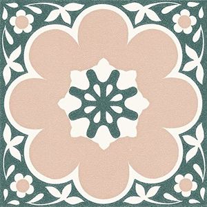 FloorPops Roze Daphne vinyl Peel & Stick vloertegels (10 tegels), 30 x 30 cm (10 vierkante meter)