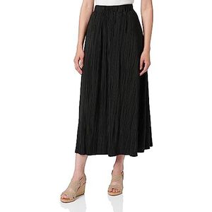 SELECTED FEMME Dames Slfsimsa midi Plisse Skirt Noos Plisserok, zwart, S