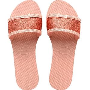 Havaianas Angra Glitter sandaal voor dames, Ballet Roos, 39/40 EU
