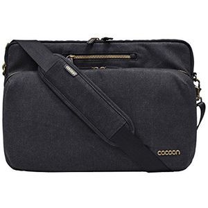 Cocoon URBAN ADVENTURE - Messenger Bag 16 inch | Schoudertas voor Laptop | Idrorepellent | Compact en Licht | Draagbaar - Zwart - 16 inch