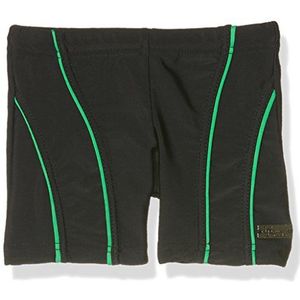 Haute pression zwemshorts voor jongens, zwart (zwart/groen), 8 Jaren