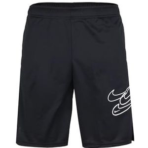 NIKE Boy's Df Collectie Shorts, Zwart/Wit, 170 cm