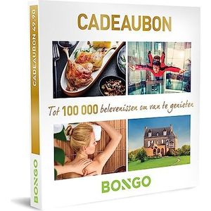 Bongo Bon - Cadeaubon 49,90 | Cadeaubonnen Cadeaukaart cadeau voor man of vrouw | Tot 100.000 belevenissen om te ontdekken in de verschillende producten