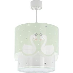 Dalber Kinder hanglamp plafondlamp kinderkamer kinderlamp Sweet Love Zwaan groene