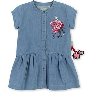 Sigikid Babyjurk voor meisjes, Blauw/Paard, 68 cm