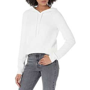 Amazon Essentials Dames Soft Touch Hooded Pullover Sweater, Eggshell Wit, Medium
