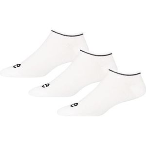 Lee Heren Unisex Enkel Womens Designer Katoenen Sokken in Witte Schoenvoeringen, Wit, 37-39