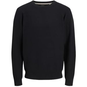 Jack & Jones Jcoarvid Knit Crew Neck, zwart, XL