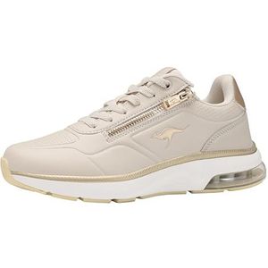 KangaROOS Dames K-PL Proud RV sneakers, cool beige/Rich Gold, 37 EU, Cool Beige Rich Gold, 37 EU
