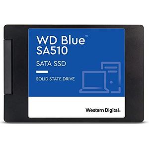 WD Blue SA510 SATA SSD 1TB 2,5"" (lezen tot 560 MB/s, schrijven tot 520 MB/s, upgrade voor pc/laptop, proefabonnement van 3 maanden op Dropbox Professional, Western Digital SSD Dashboard)
