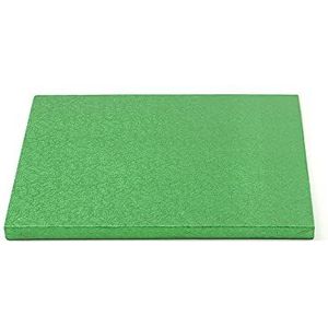 Decora 0931832 vierkante taartplaat groen cm 25 x 25 x 1,2 H
