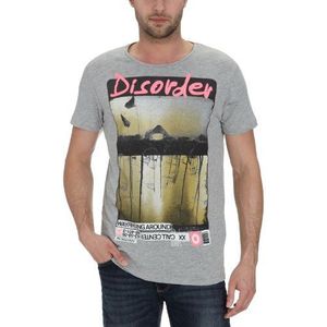 JACK & JONES heren T-shirt Regular Fit 12061559 Disorder Tee Disorder